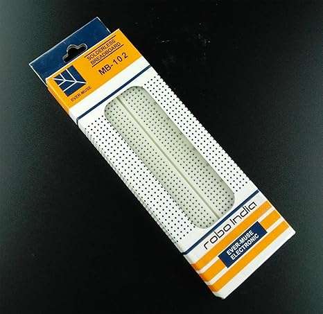 Breadboard MB102 830 Points Solderless – KSH 200 at CLOUD SENSORS Mombasa – Top quality connectors. Best electronics in Kenya. Shop now for Arduino, ESP32, sensors and IoT devices.